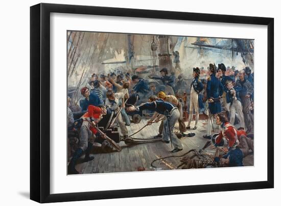 The Hero of Trafalgar-William Heysham Overend-Framed Giclee Print