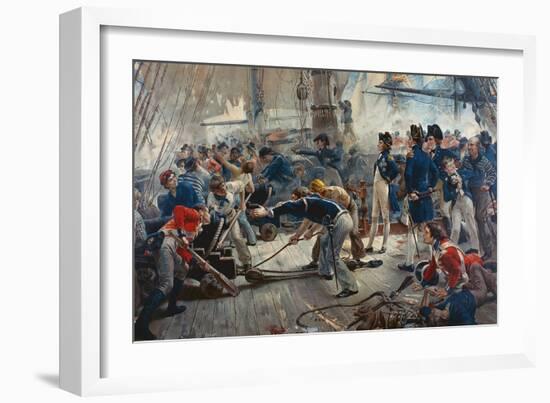 The Hero of Trafalgar-William Heysham Overend-Framed Giclee Print