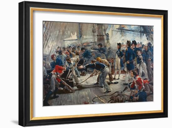 The Hero of Trafalgar-William Heysham Overend-Framed Giclee Print