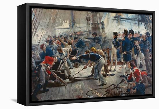 The Hero of Trafalgar-William Heysham Overend-Framed Premier Image Canvas