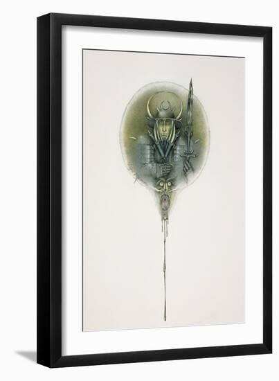The Hero with the Sword, 1979-Wayne Anderson-Framed Giclee Print