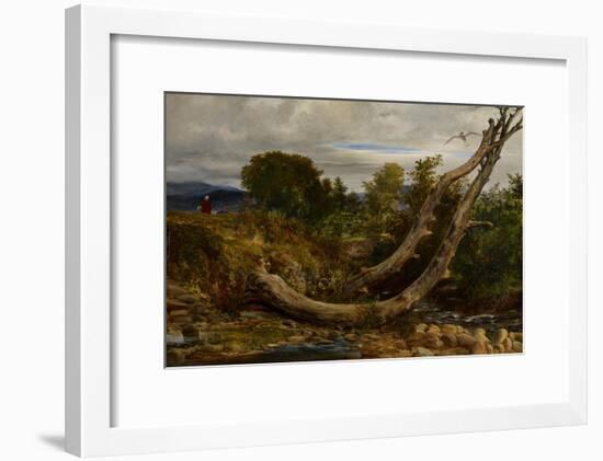 The Heron Disturbed, C.1850-Richard Redgrave-Framed Giclee Print