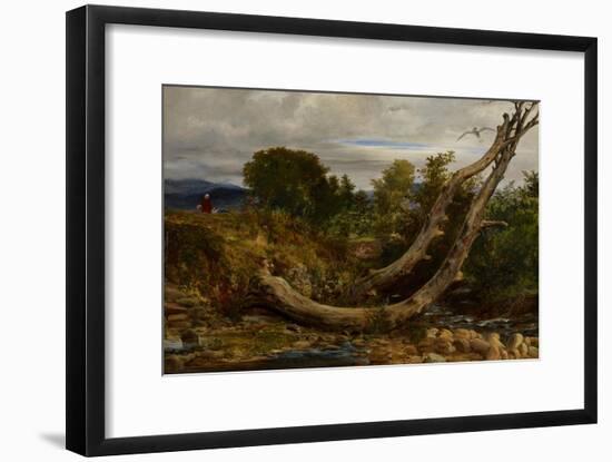 The Heron Disturbed, C.1850-Richard Redgrave-Framed Giclee Print