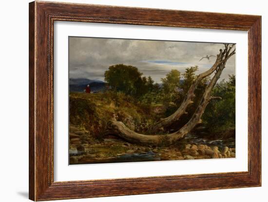 The Heron Disturbed, C.1850-Richard Redgrave-Framed Giclee Print