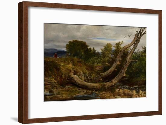 The Heron Disturbed, C.1850-Richard Redgrave-Framed Giclee Print