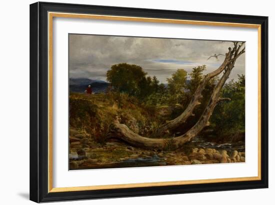 The Heron Disturbed, C.1850-Richard Redgrave-Framed Giclee Print