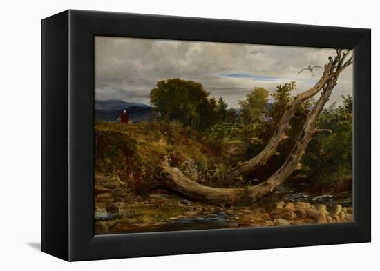 The Heron Disturbed, C.1850-Richard Redgrave-Framed Premier Image Canvas