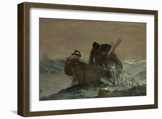 The Herring Net, 1885-Winslow Homer-Framed Giclee Print