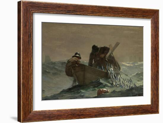 The Herring Net, 1885-Winslow Homer-Framed Giclee Print