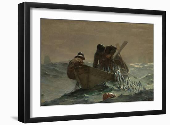 The Herring Net, 1885-Winslow Homer-Framed Giclee Print