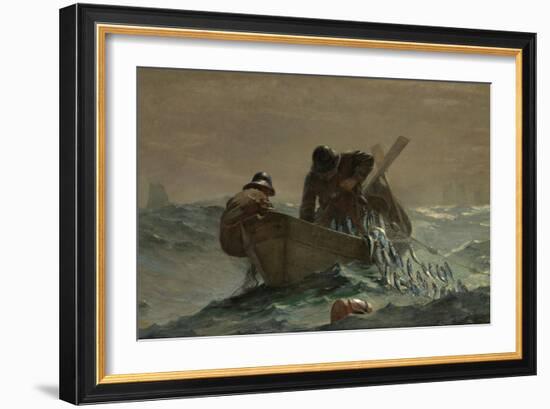 The Herring Net, 1885-Winslow Homer-Framed Giclee Print