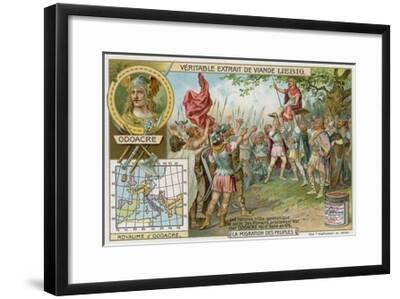 The Herulians Proclaim Their Chief Odoacer King Of Italy 476 Giclee Print Art Com