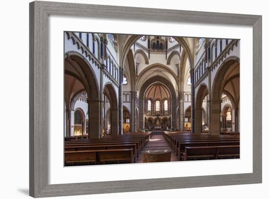 The Herz-Jesu-Kirche in Koblenz Is a Catholic Church in the Old Town of Koblenz-David Bank-Framed Photographic Print