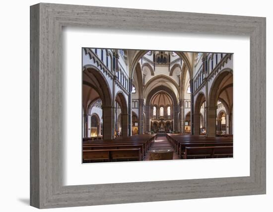 The Herz-Jesu-Kirche in Koblenz Is a Catholic Church in the Old Town of Koblenz-David Bank-Framed Photographic Print