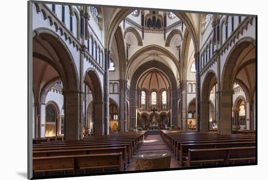 The Herz-Jesu-Kirche in Koblenz Is a Catholic Church in the Old Town of Koblenz-David Bank-Mounted Photographic Print