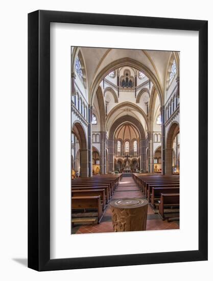 The Herz-Jesu-Kirche in Koblenz Is a Catholic Church in the Old Town of Koblenz-David Bank-Framed Photographic Print