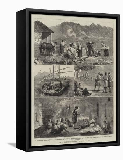 The Herzegovinian Insurrection-Alfred Chantrey Corbould-Framed Premier Image Canvas