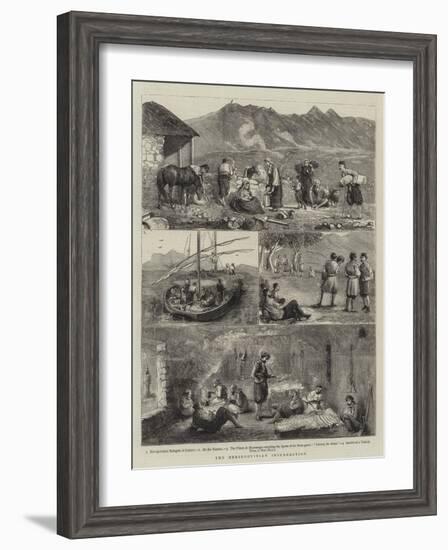 The Herzegovinian Insurrection-Alfred Chantrey Corbould-Framed Giclee Print