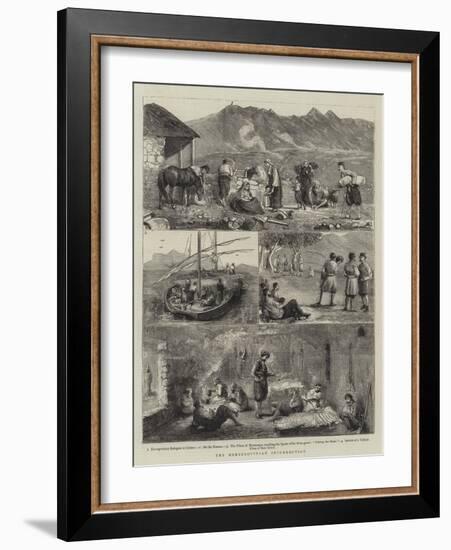 The Herzegovinian Insurrection-Alfred Chantrey Corbould-Framed Giclee Print