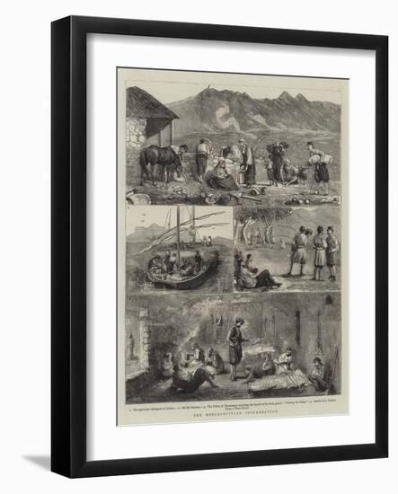 The Herzegovinian Insurrection-Alfred Chantrey Corbould-Framed Giclee Print