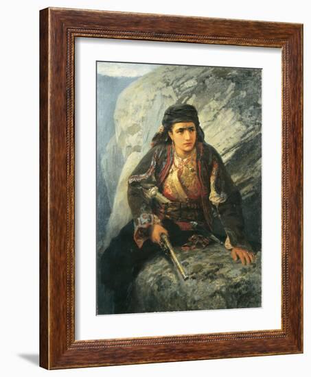 The Herzegovinian on Lookout, 1876-Vasilij Dmitrievich Polenov-Framed Giclee Print