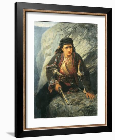 The Herzegovinian on Lookout, 1876-Vasilij Dmitrievich Polenov-Framed Giclee Print