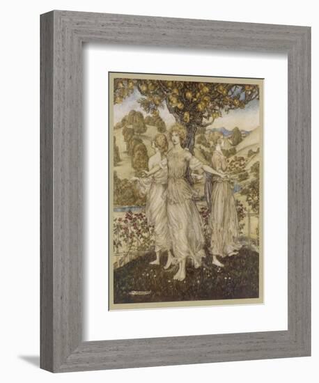 The Hesperides-Arthur Rackham-Framed Photographic Print