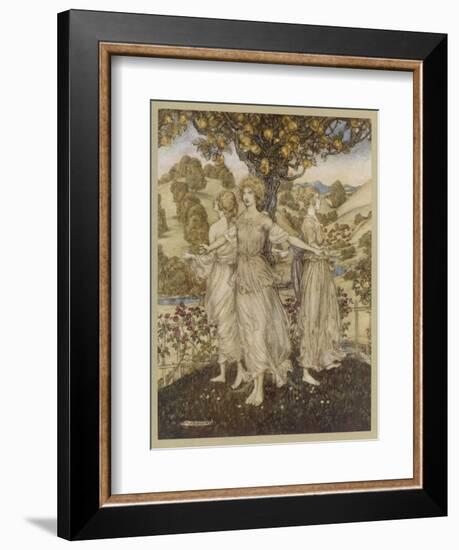 The Hesperides-Arthur Rackham-Framed Photographic Print