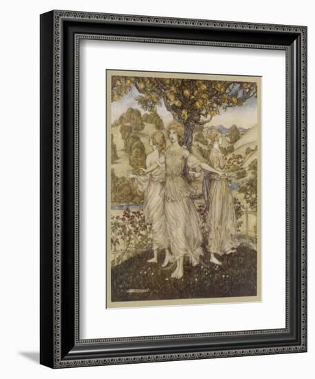 The Hesperides-Arthur Rackham-Framed Photographic Print