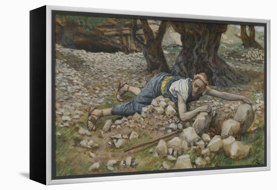 The Hidden Treasure from 'The Life of Our Lord Jesus Christ'-James Jacques Joseph Tissot-Framed Premier Image Canvas