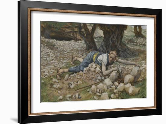 The Hidden Treasure from 'The Life of Our Lord Jesus Christ'-James Jacques Joseph Tissot-Framed Giclee Print