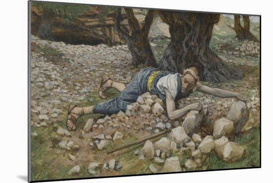 The Hidden Treasure from 'The Life of Our Lord Jesus Christ'-James Jacques Joseph Tissot-Mounted Giclee Print