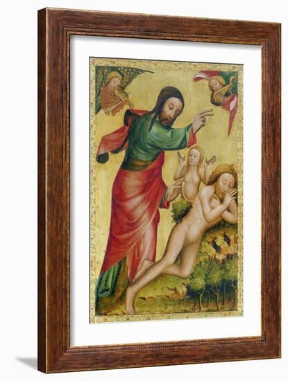 The High Altar of St, Petri in Hamburg (The Grabower Altar): the Creation of Eve, C. 1380-null-Framed Giclee Print