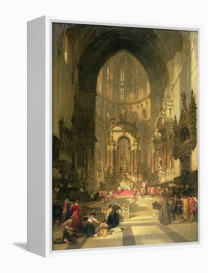 The High Altar of the Church of Ss. Giovanni E Paolo, Venice-David Roberts-Framed Premier Image Canvas