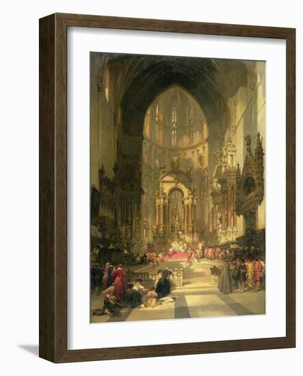 The High Altar of the Church of Ss. Giovanni E Paolo, Venice-David Roberts-Framed Giclee Print