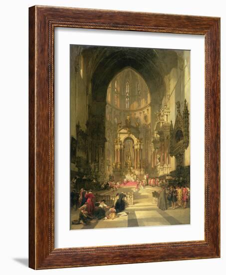 The High Altar of the Church of Ss. Giovanni E Paolo, Venice-David Roberts-Framed Giclee Print