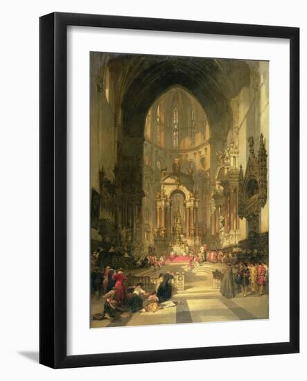 The High Altar of the Church of Ss. Giovanni E Paolo, Venice-David Roberts-Framed Giclee Print