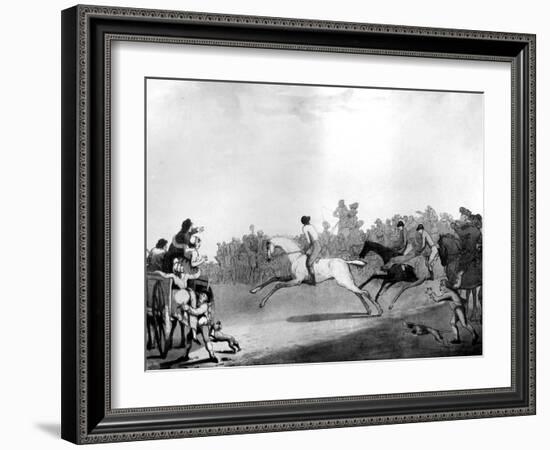 The High Mettled Racer, 1789-Thomas Rowlandson-Framed Giclee Print