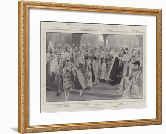 The High Officials of the Coronation-Thomas Walter Wilson-Framed Giclee Print