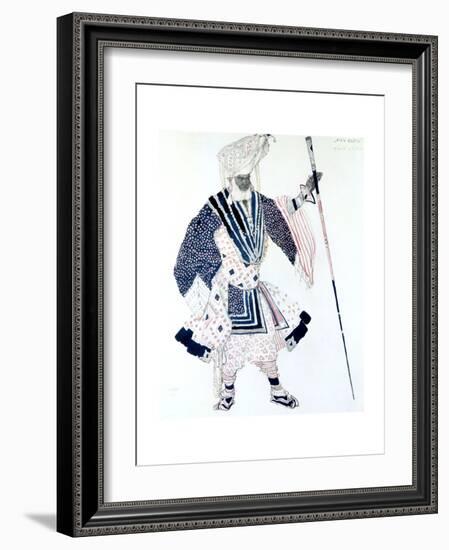 The High Priest' (Le Grand Prêtr), Ballet Costume Design, 1911-Leon Bakst-Framed Giclee Print