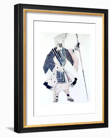 The High Priest' (Le Grand Prêtr), Ballet Costume Design, 1911-Leon Bakst-Framed Giclee Print