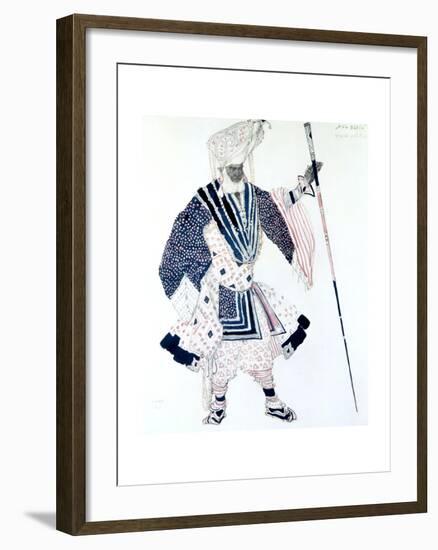 The High Priest' (Le Grand Prêtr), Ballet Costume Design, 1911-Leon Bakst-Framed Giclee Print