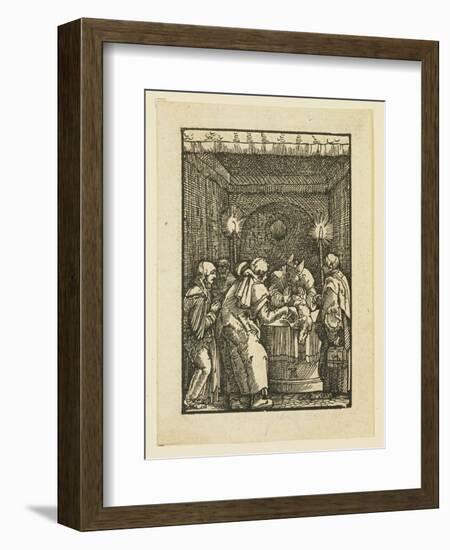 The High Priest Refusing the Offering of Joachim-Albrecht Altdorfer-Framed Giclee Print
