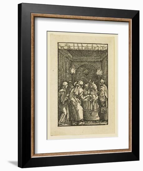 The High Priest Refusing the Offering of Joachim-Albrecht Altdorfer-Framed Giclee Print