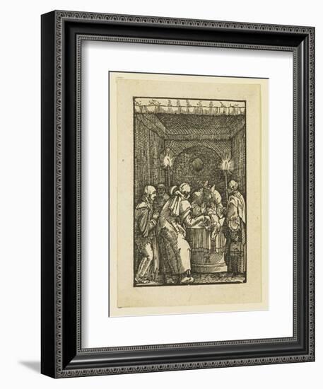 The High Priest Refusing the Offering of Joachim-Albrecht Altdorfer-Framed Giclee Print