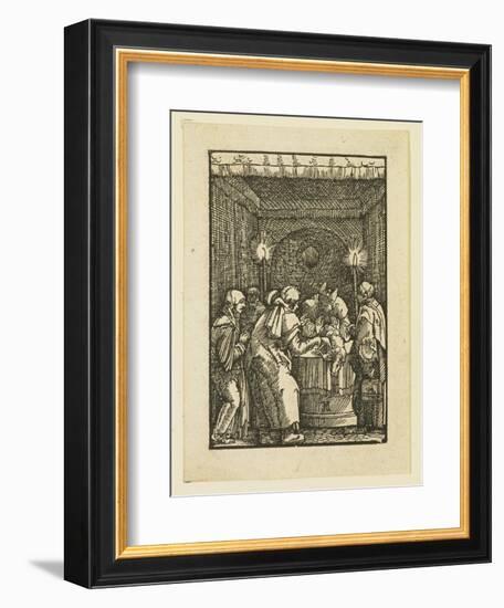 The High Priest Refusing the Offering of Joachim-Albrecht Altdorfer-Framed Giclee Print