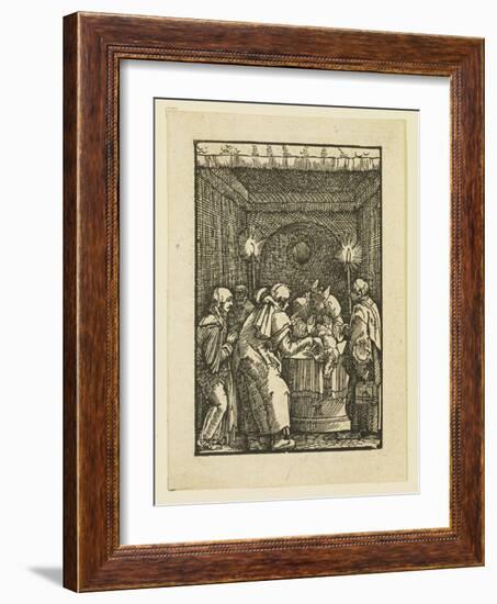 The High Priest Refusing the Offering of Joachim-Albrecht Altdorfer-Framed Giclee Print