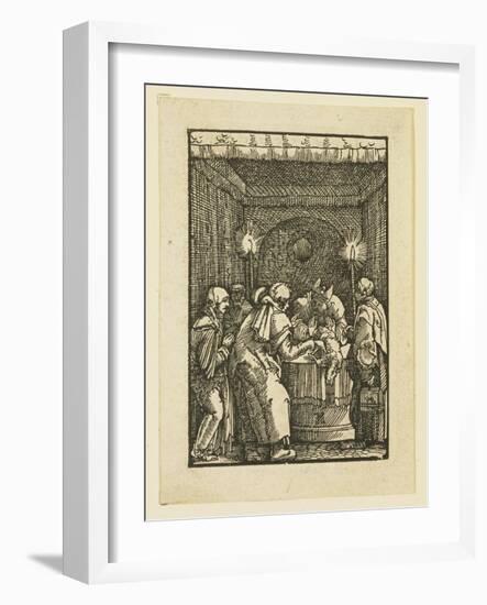 The High Priest Refusing the Offering of Joachim-Albrecht Altdorfer-Framed Giclee Print