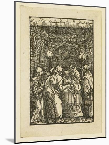The High Priest Refusing the Offering of Joachim-Albrecht Altdorfer-Mounted Giclee Print