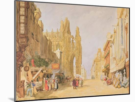 The High Street at Alencon-John Sell Cotman-Mounted Giclee Print